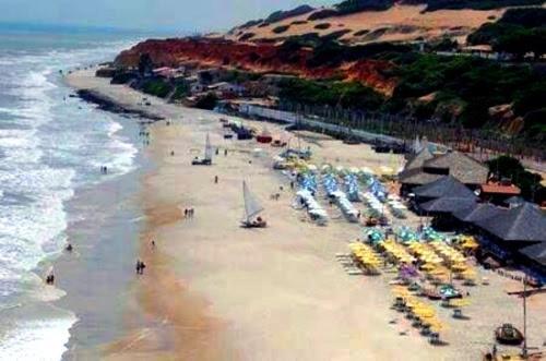 Praia Tabuba Do Morro Branco Suite 04 Pessoas Beberibe Exteriör bild