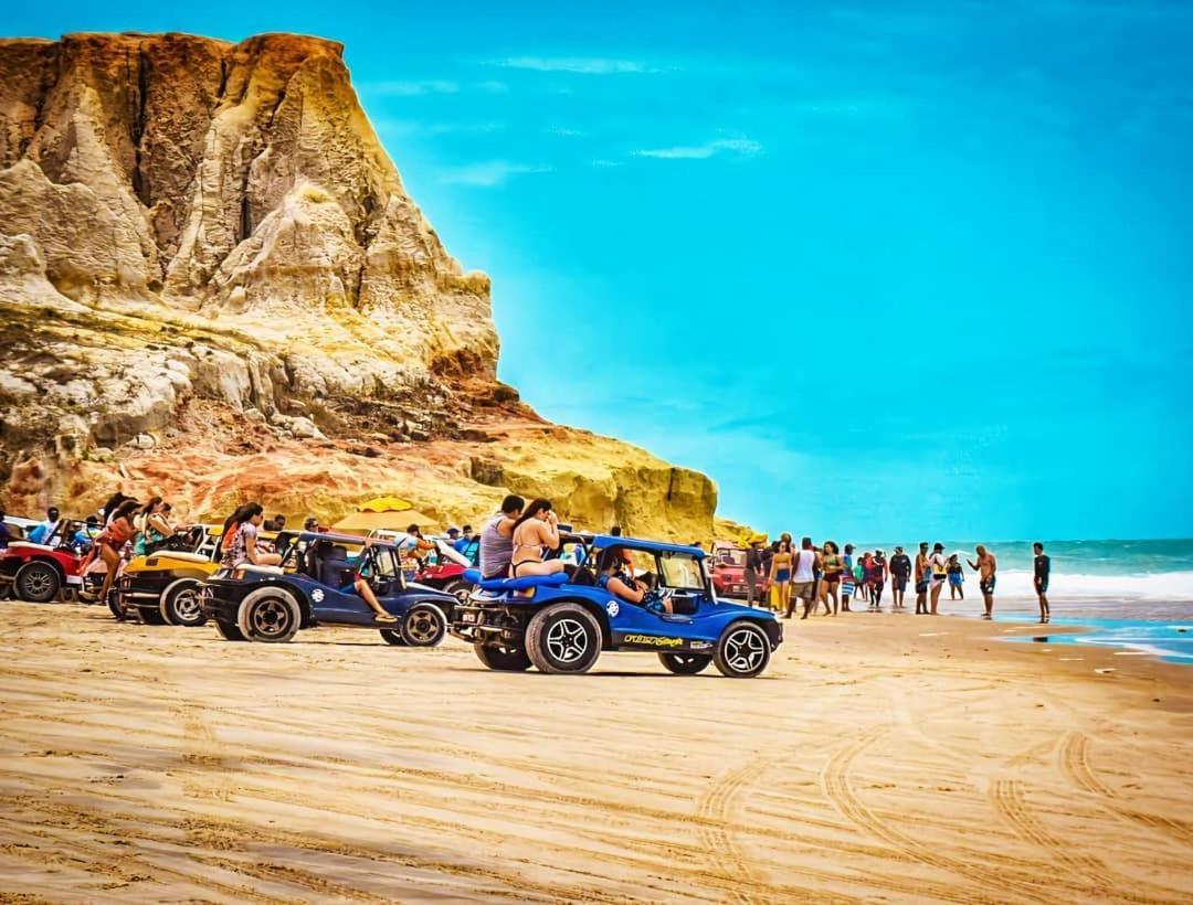 Praia Tabuba Do Morro Branco Suite 04 Pessoas Beberibe Exteriör bild